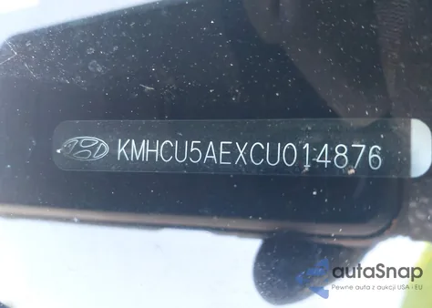 2012 Hyundai Accent Se from USA, damaged, VIN KMHCU5AEXCU014876
